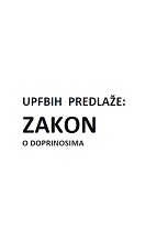 Zakon o doprinosima