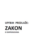 Zakon o doprinosima